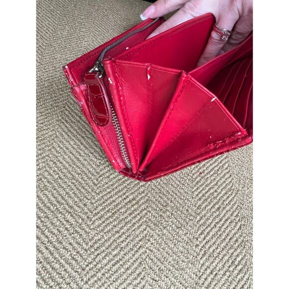 FOLLI FOLLIE red, REHAB crocodile-embossed wallet - Picture 14 of 14